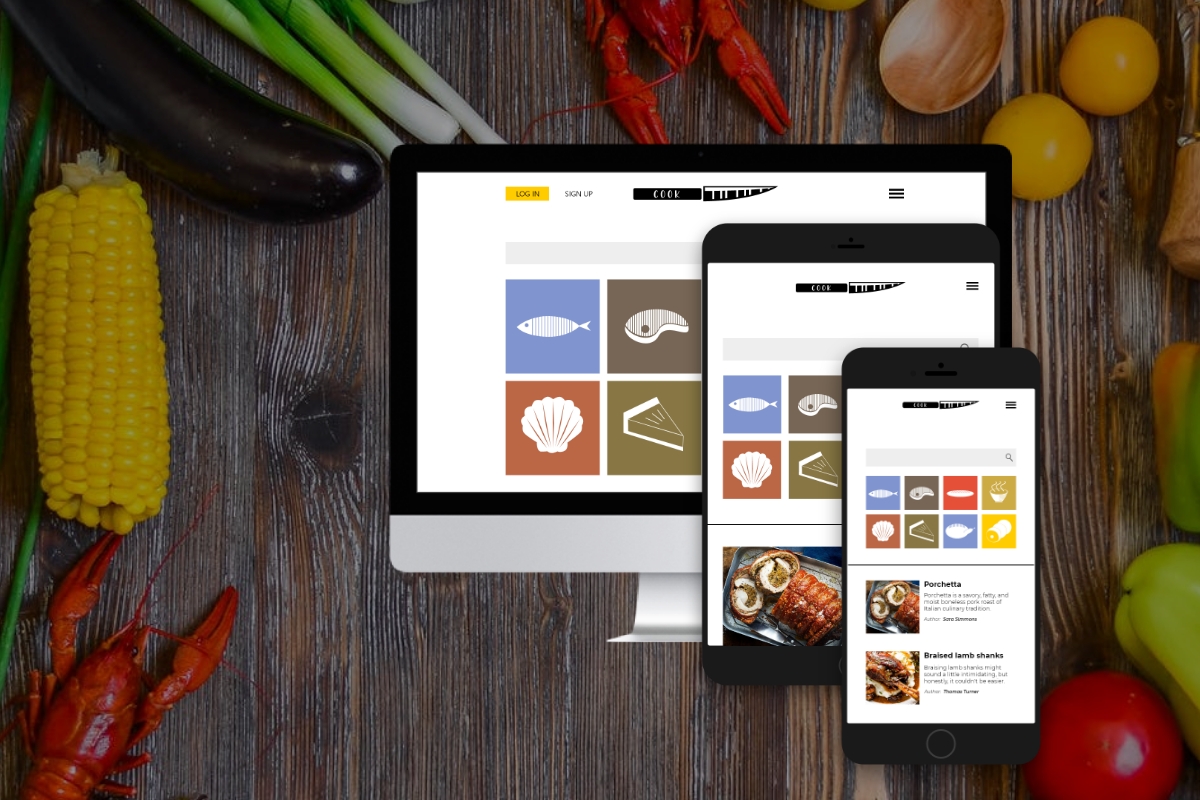 Image for Cook a responsive web app.